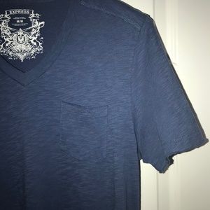 Short sleeve v-neck pocket tee, M